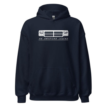 First Gen Ram Hoodie With 80s Front Grille-In-Navy-From Aggressive Thread